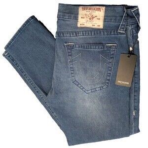 True Religion Geno Jeans Size 36 x 32 Mens Denim Relaxed Slim